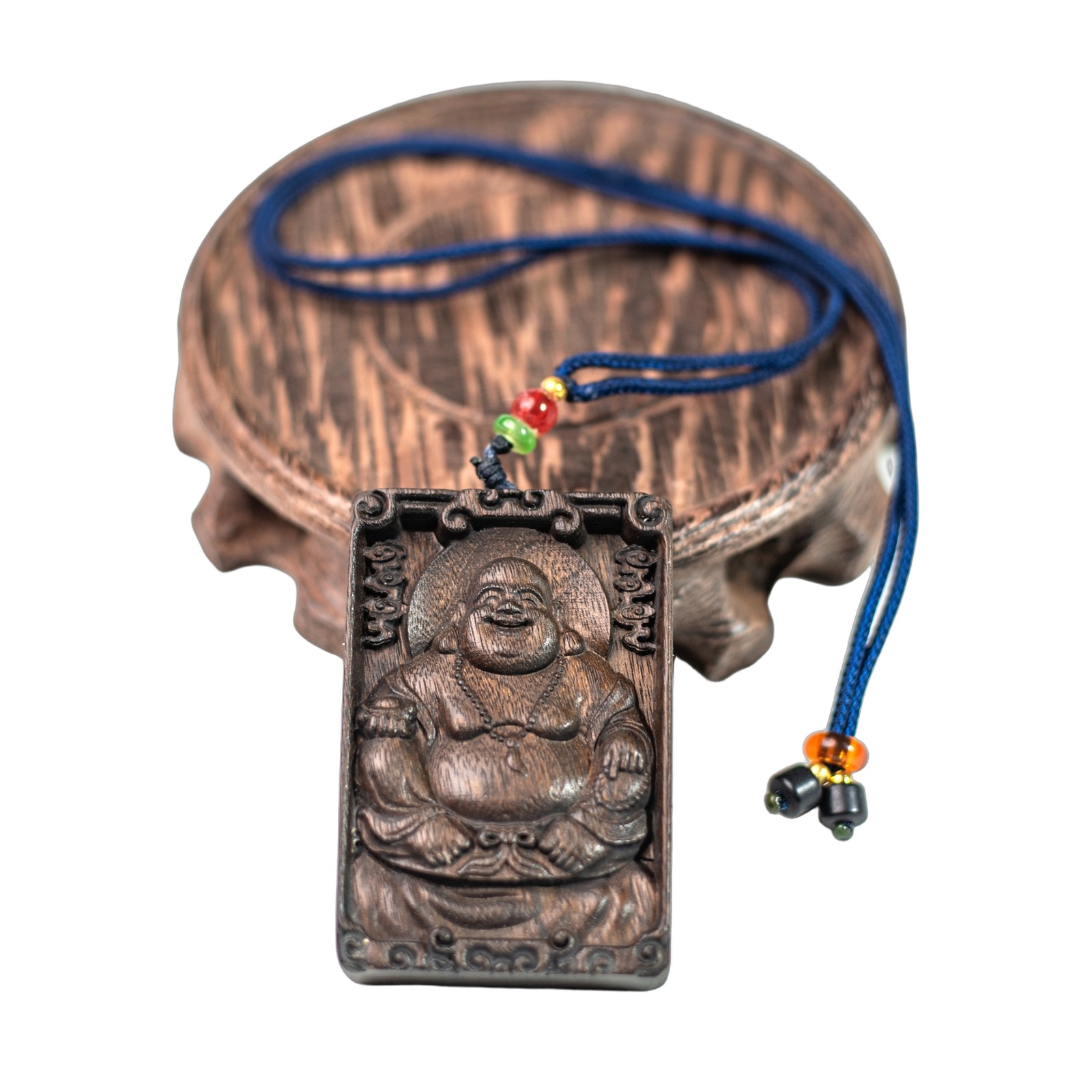 Carved nanmu pendant